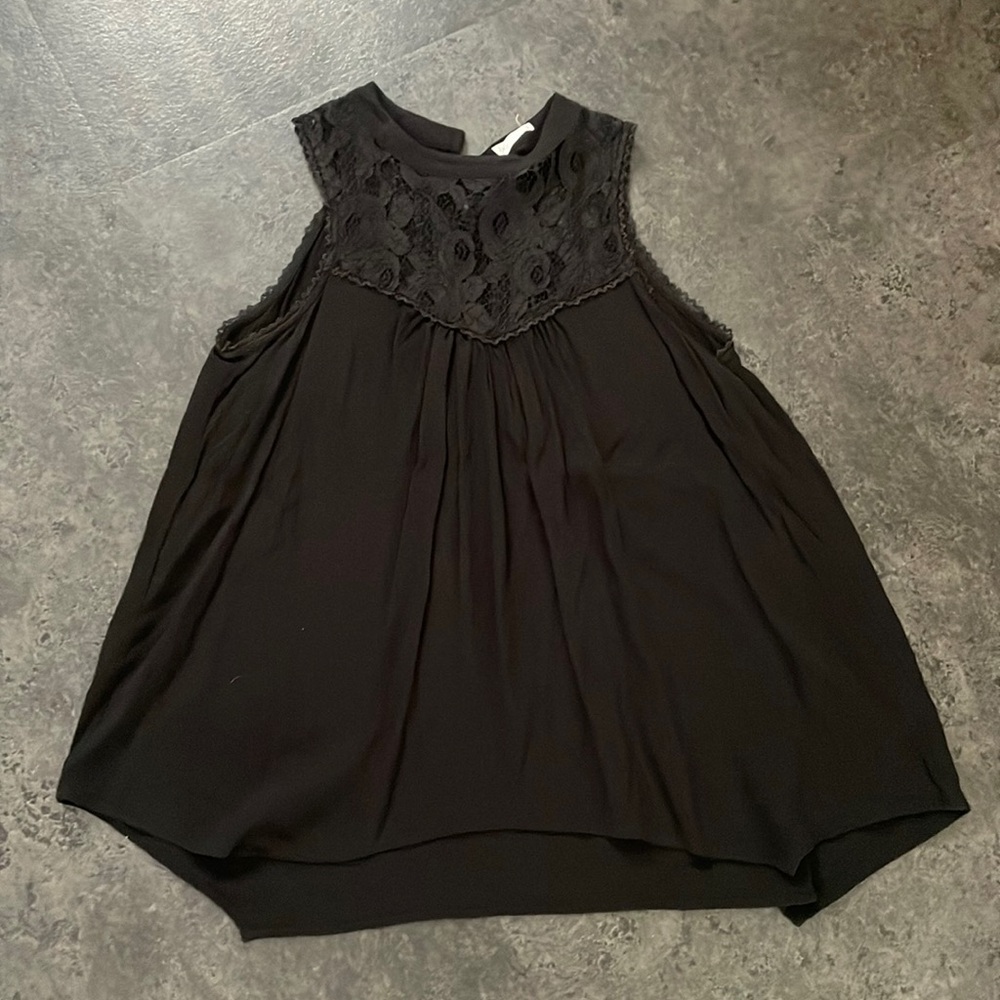 🤩Black tank top,size large🤩